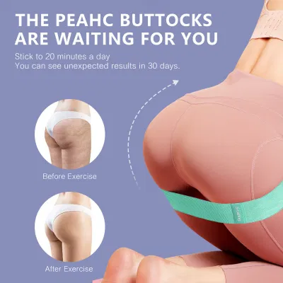 Sinocare Hot Verkauf Stoff Baumwolle Booty Hüfte Circle Widerstand Fitness Bänder Glute Elastische Übung Band Custom