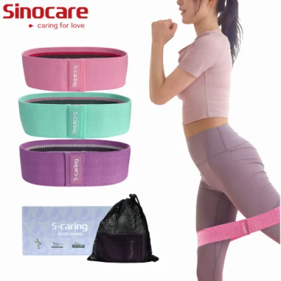 Sinocare Hip Circle Bands Stoff Booty Bands Elastische Übung Widerstand Bänder