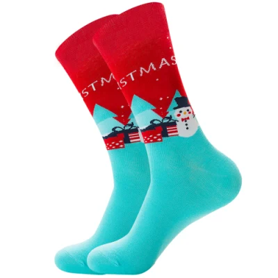 Personalisiere alle Arten von Socken Weihnachten Socke Baumwolle Socken Damen Socken Herren Socken in verschiedenen Designs