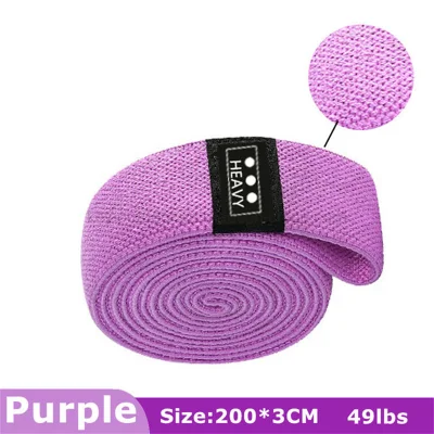 Beliebte Gym Übung Schleife Baumwolle Stoff Pull-up Assist lang Widerstandsband Stretch-Bänder mit benutzerdefinierten Logo