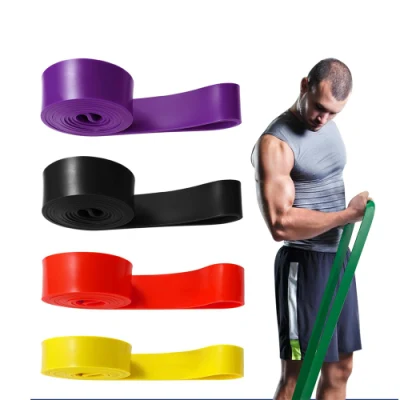 Custom Logo Übung Loop Band Elastic Training Fitness Band Latex Widerstandsband für zu Hause Gym Sport Trainingsausrüstung Yoga