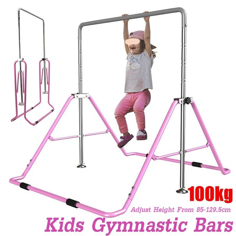 Adjustable Horizontal Pull up Bar Stand Gymnastic Training Bar Swing Stand Monkey Bar Stand Home Gym Bl13279