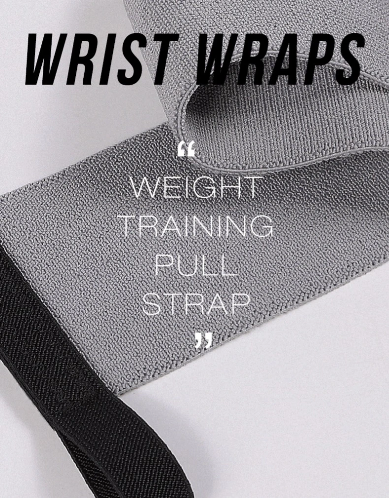 Trending Pull up Strength Cotton Wholesale Adjustable Weightlifting Lifting Straps Wrist Wraps