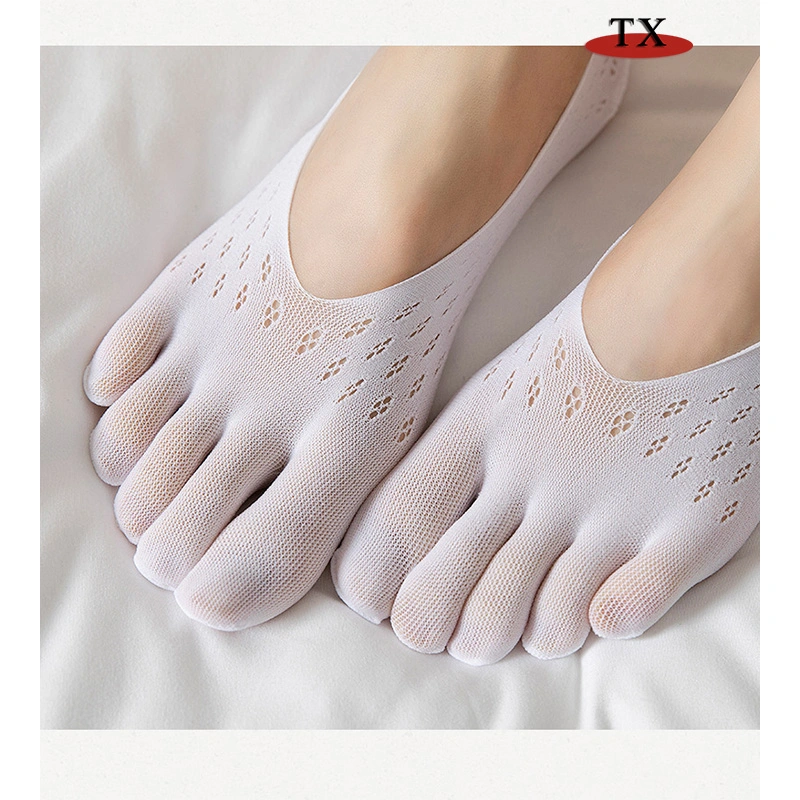 Polyester Split-Toe Invisible Breathable Sweat-Absorbing Wholesale Boat Socks