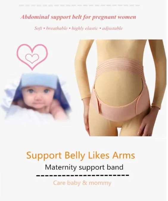 Adjustable Women Pregnancy Maternity Belly Support Belt Back Abdomen Brace Band