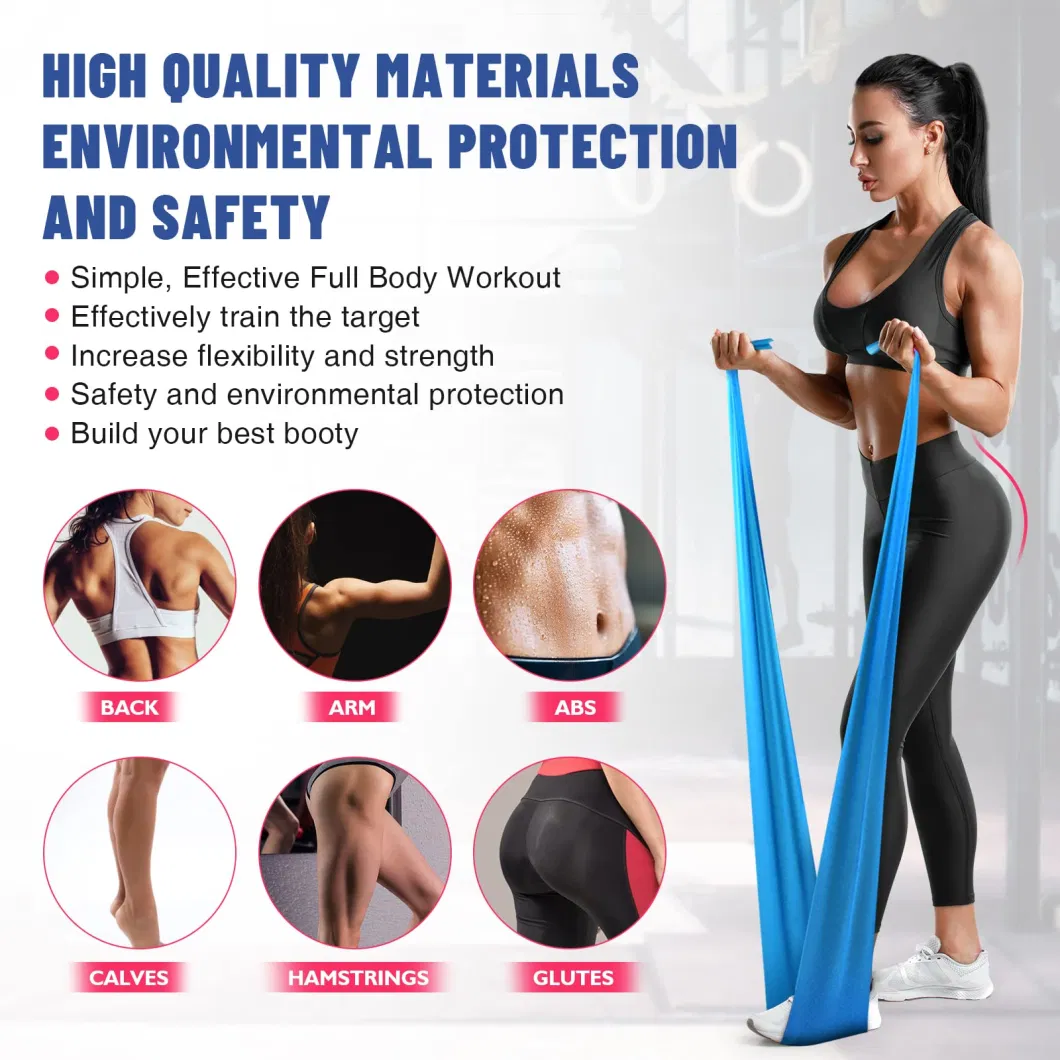 Wholesale Fitness Training Yoga Stretching Stretch Elastic Home Gym Equipment Resistance Bands