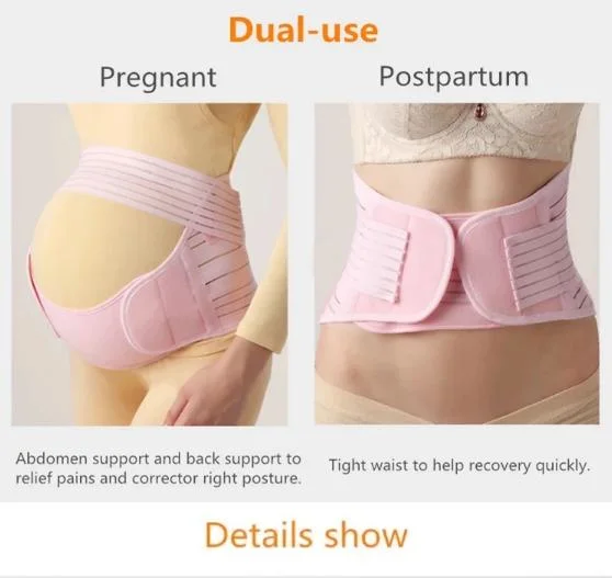 Adjustable Women Pregnancy Maternity Belly Support Belt Back Abdomen Brace Band