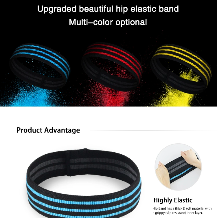 Factory Fitness Custom Set 3 Exercise Fabric Resistance Bands