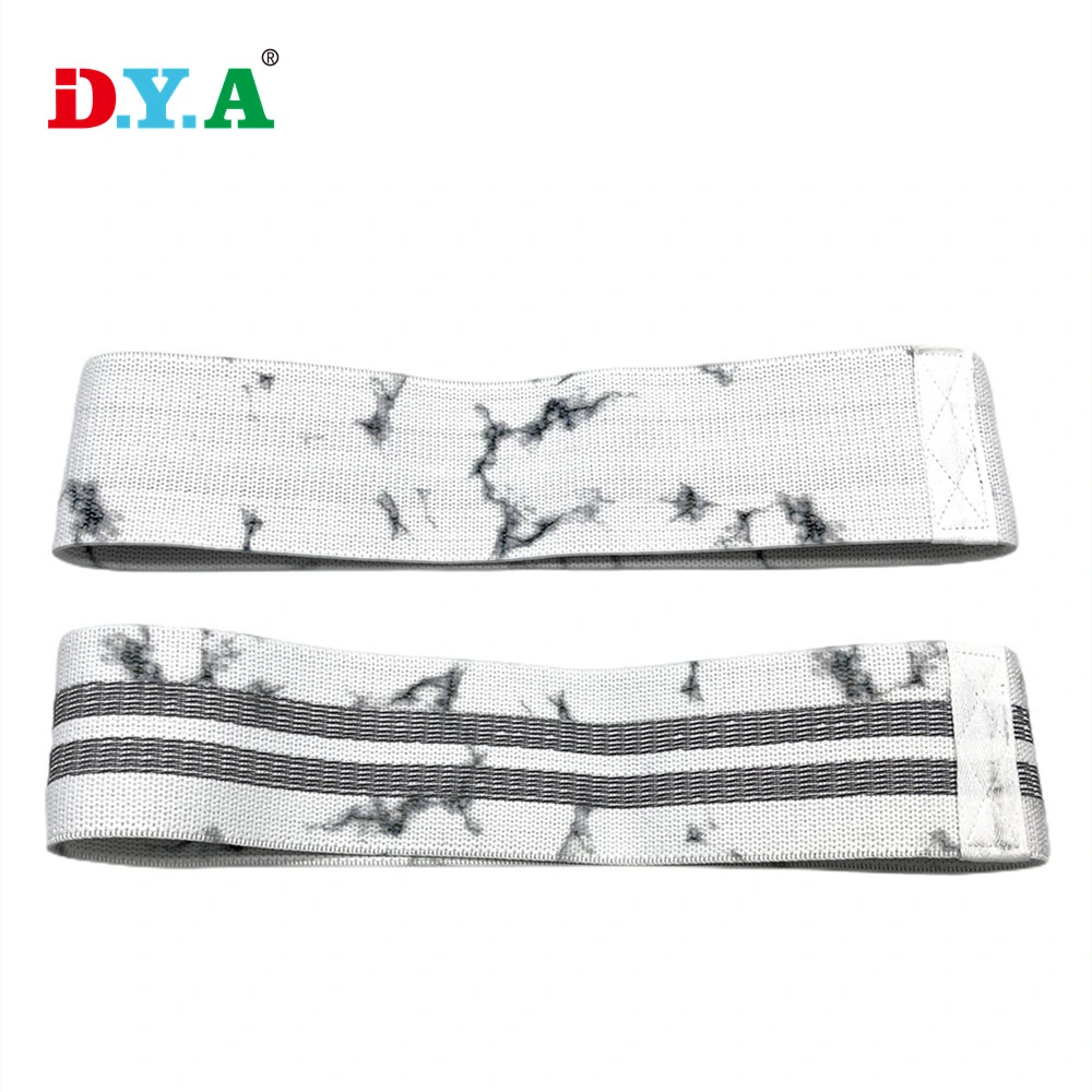 New Style Custom Printed Exercise Stretch Booty Bands Sublimation Gym Hip Resistance Band for Yoga