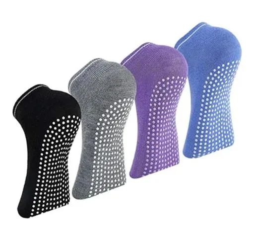 Non Slip Grip Socks for Hospital, Yoga, Trampoline, Barre &amp; Home