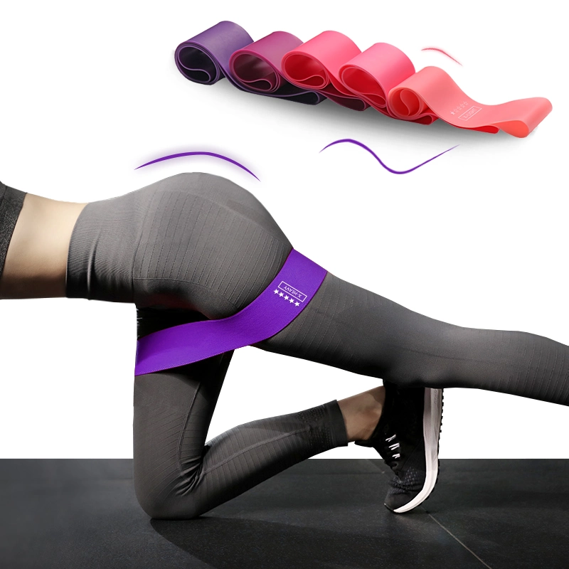 Silicone Resistance Exercise Bands for Home Fitness/ Strength Training/Yoga