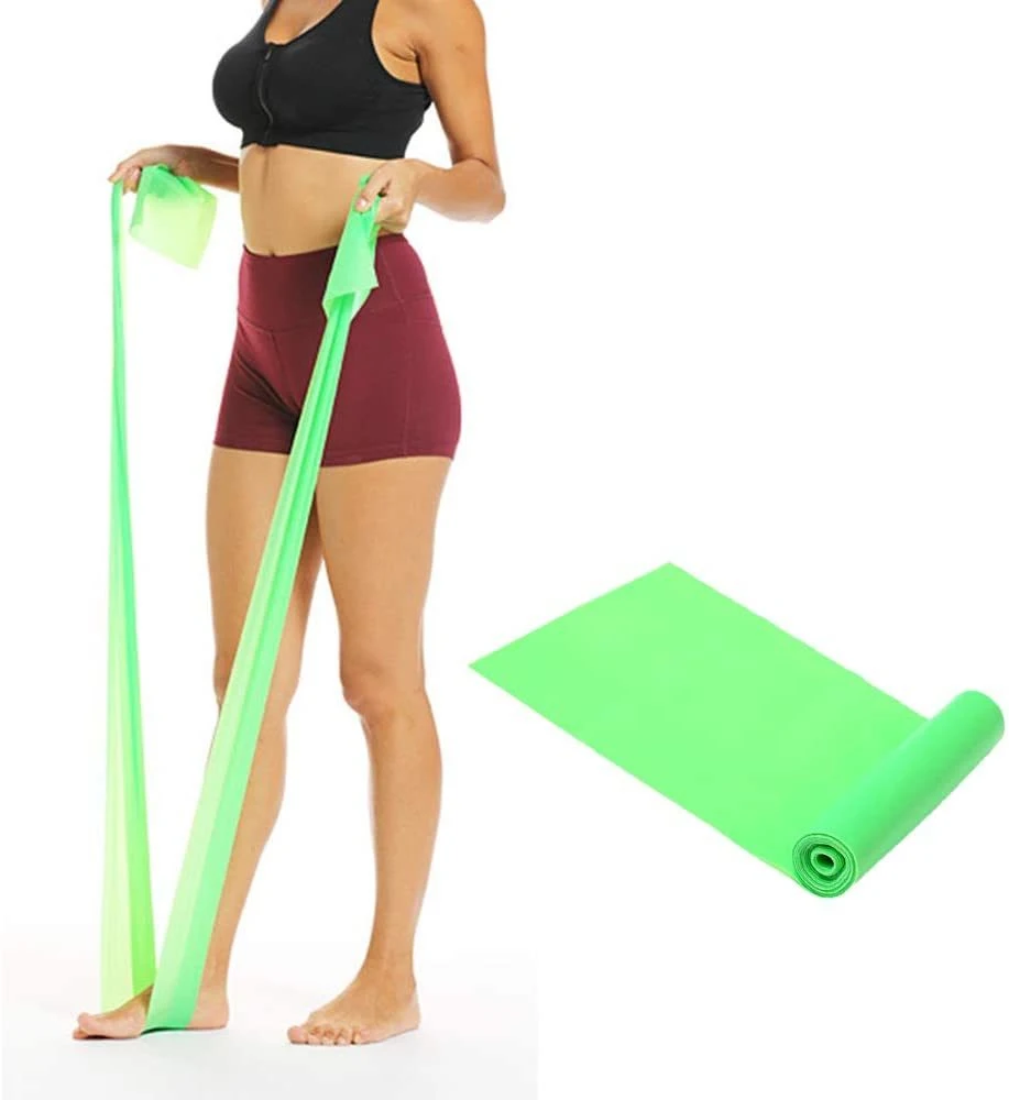 Latex Elastic Workout Resistance Exercise Bands for Strength Training, Yoga, Pilates, Fitness, Physical Therapy Bl16155