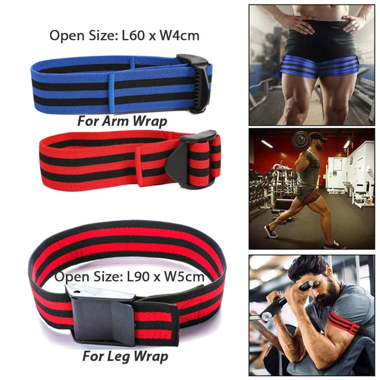 Arm Leg Strength Training Bfr Bands, Wholesale Durable Blood Flow Restriction Workout Bands with Free Pinch Buckle, Multifunctional Weight Lifting Workout Band