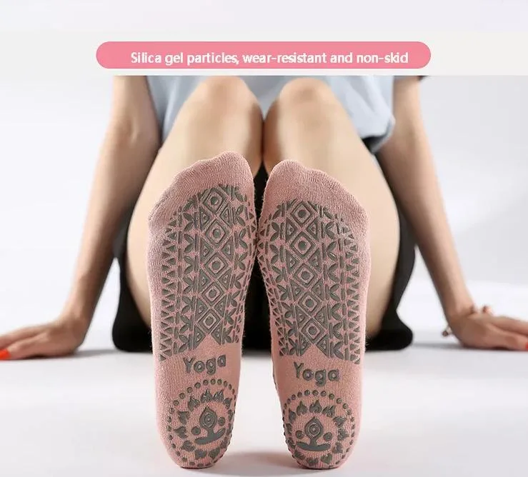 Women Yoga Socks Anti-Slip Bandage Sports Ladies Girls Dance Sock Slippers