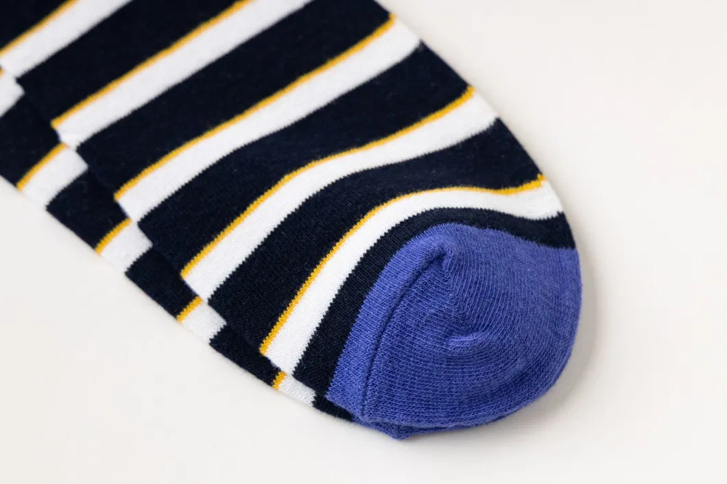 Customized Wholeseller Spring Autumn Winter Mens Cotton Jacquard Dots OEM ODM Logo Formal Crew Socks
