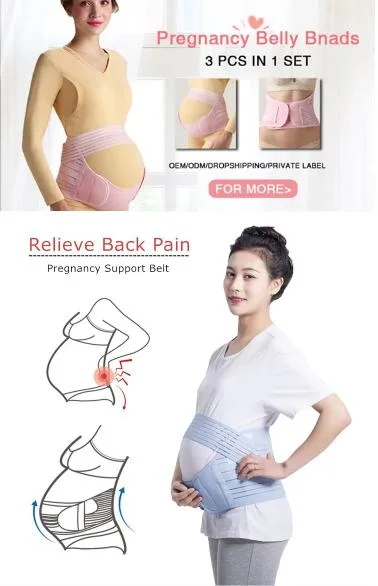 Adjustable Women Pregnancy Maternity Belly Support Belt Back Abdomen Brace Band