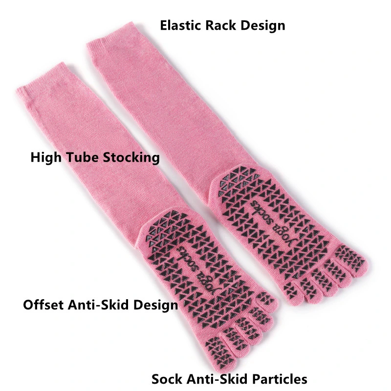 Yoga Socks Silicone Non Slip Quick-Dry Pilates Sock Ballet Dance Sock for Women Fitness Home Gym