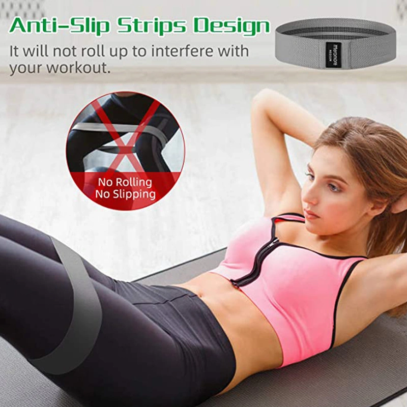 Wholesale Custom Logo Stretch Non Slip Fitness Deep Squat Tension Belt Yoga Speed Resistance Bands