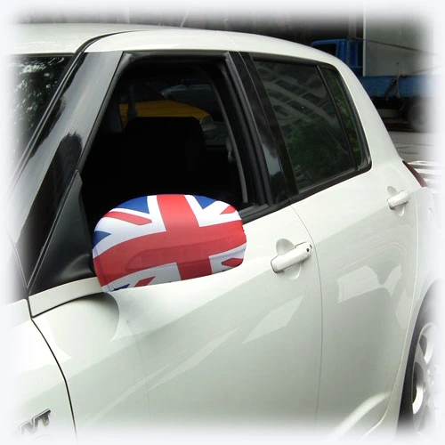 Custom Logo Polyester United Kingdom UK USA American Car Wing Mirror Socks Covers for Decoration Advertising Sports