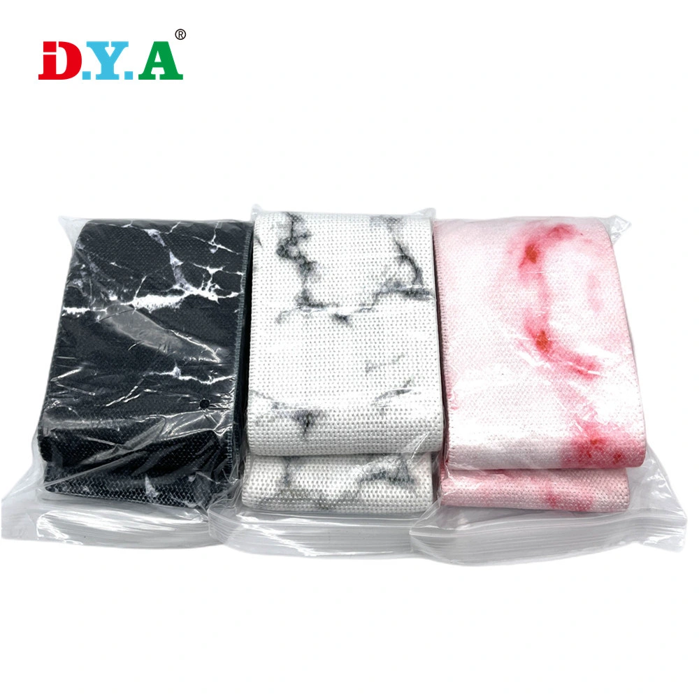 New Style Custom Printed Exercise Stretch Booty Bands Sublimation Gym Hip Resistance Band for Yoga