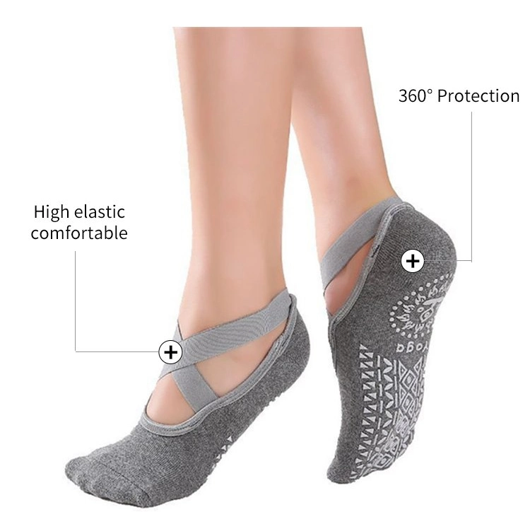 Custom Logo Reformer Anti-Slip Dance Pilates Heat Non Slip Grip Yoga Socks