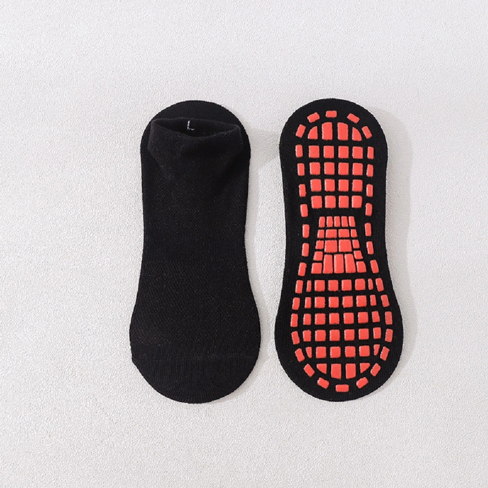 Home Vacation Socks Anti-Slip Floor Socks Anti-Skid Grip Pilates Sock for Adult Cotton Yoga Socks Foot Massage Wbb18040