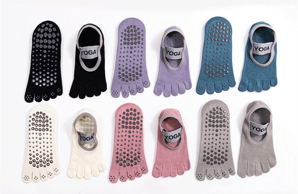 Yoga Socks for Women Non-Slip Grips &amp; Straps, Ideal for Pilates, Pure Barre, Ballet, Dance, Barefoot Workout