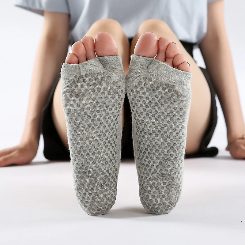 Cross-Border Split Toe Yoga Slippery Backless and Fingerless Dance Pilates Women Dance Socks