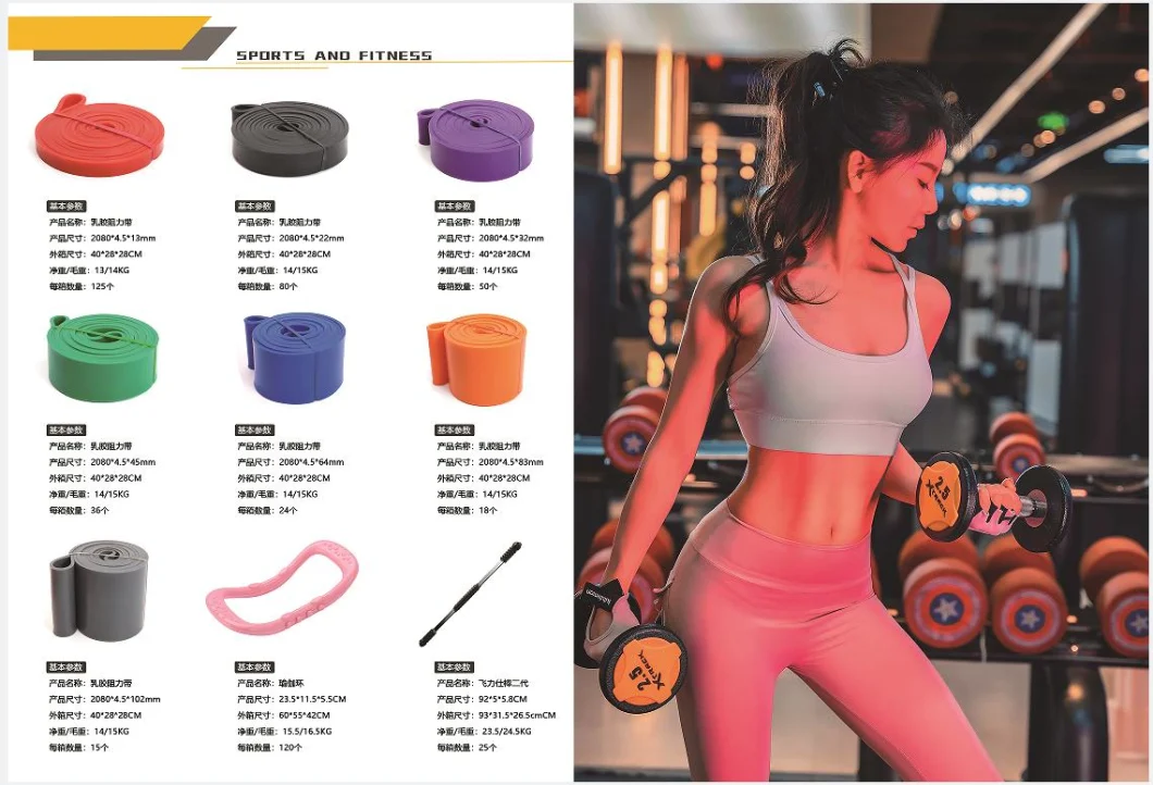 Custom Logo Bands Resistance Bands Set Custom Elastic Exercise Long Workout Gym Pull up Bands