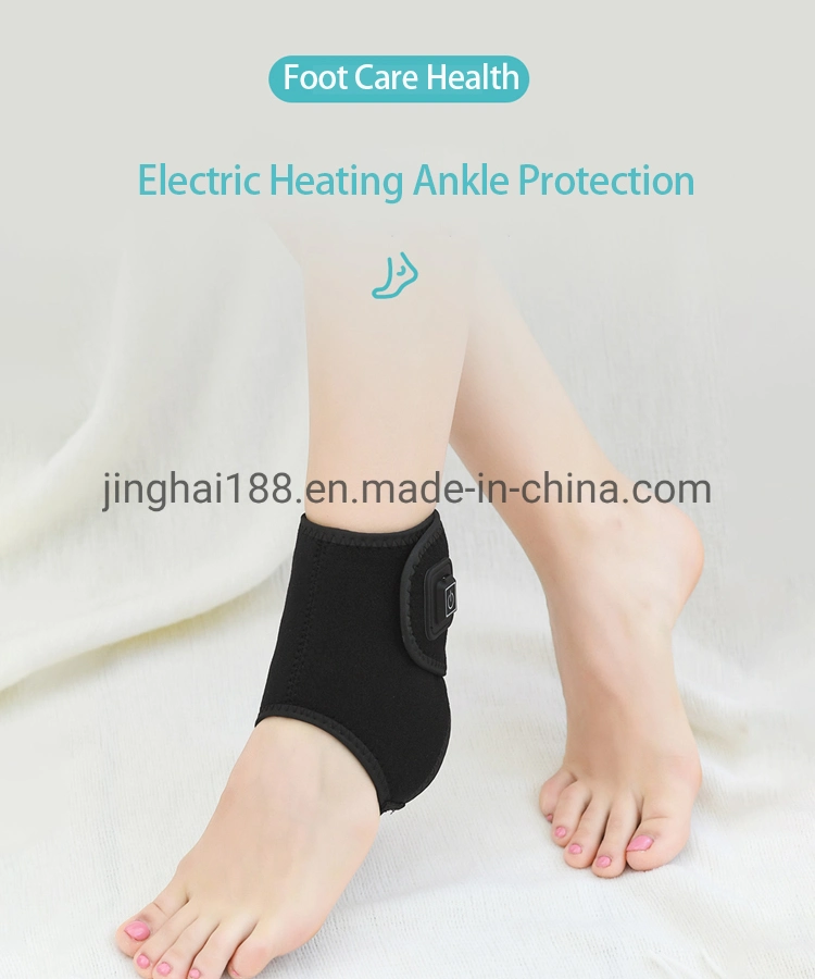 New Heating Ankle Support Elastic Ankle Protect Band Heated Ankle Protection with 10000mAh Rechargeable Power