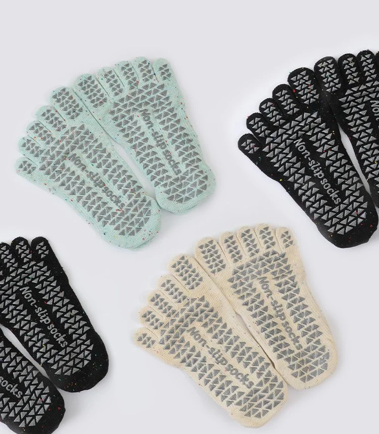 Wholesale Cotton Light Luxury Lace Pilates Yoga Five-Finger Socks
