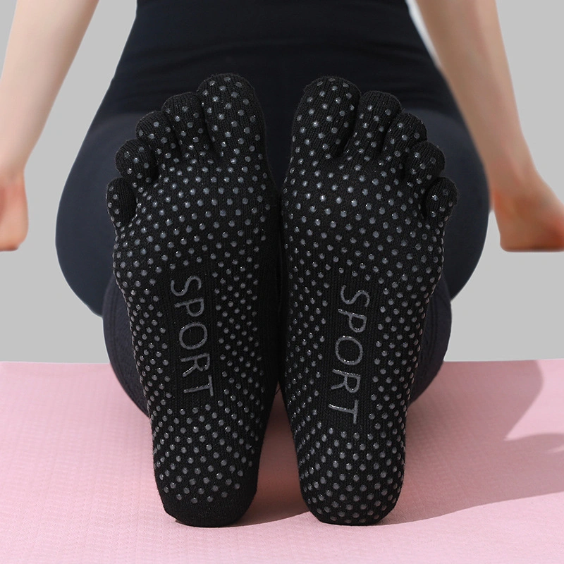 Gym Equipment Home Gym Women High Quality Bandage Yoga Socks Anti-Slip Quick-Dry Damping Pilates Ballet Socks