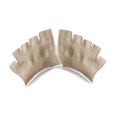Cinco pies Medias Calcetines de poliéster Yoga Pilates pie Salud Humedad que absorbe
