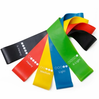 TPE Resistance Band Workout ejercicio Loop Fitness Band