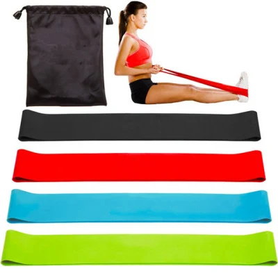 Apretado Legging deportivo de la cadera elástico de goma natural de la banda de la resistencia de Yoga