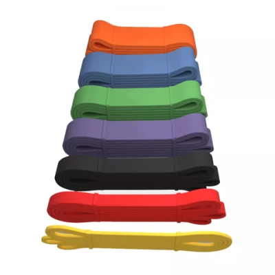 Custom Printed Logo TPE Yoga Fitness equipos ejercicio resistencia Banda