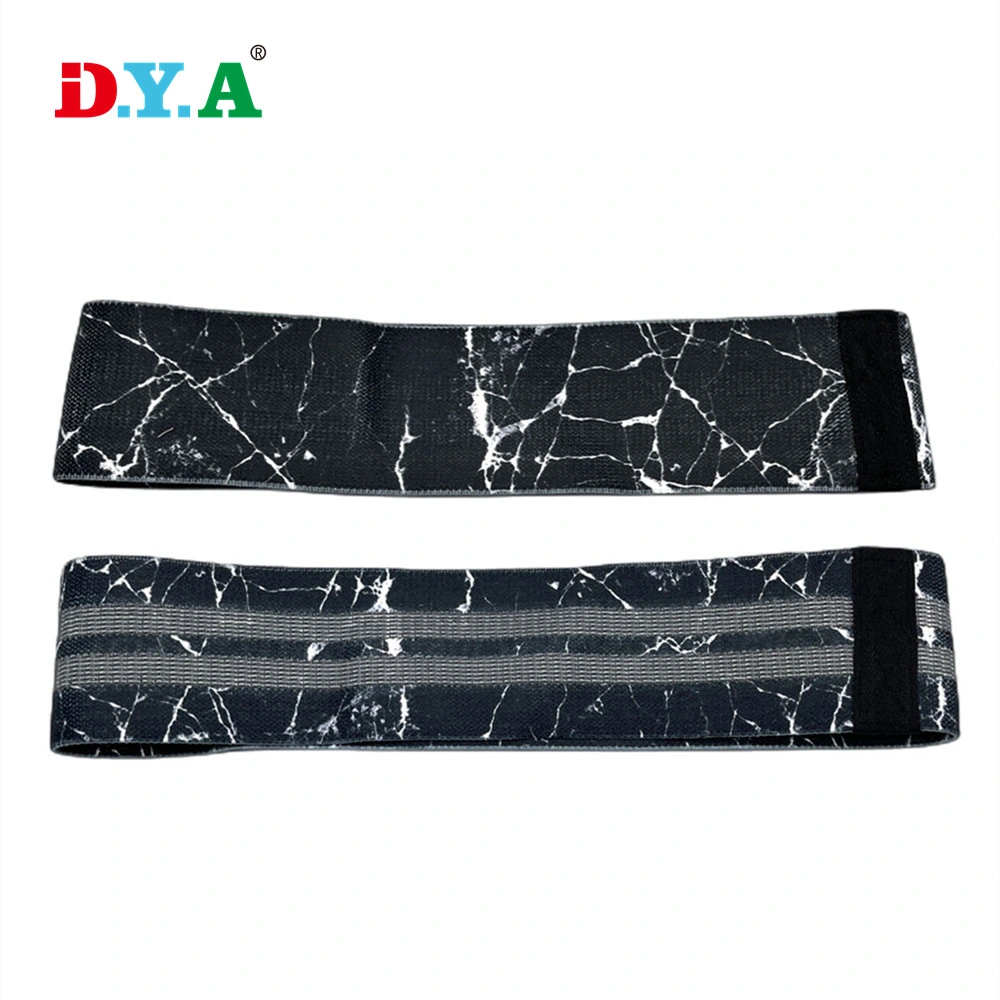 New Style Custom Printed Exercise Stretch Booty Bands Sublimation Gym Hip Resistance Band for Yoga