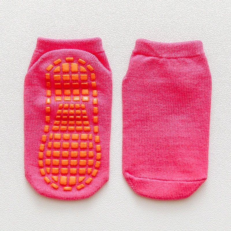 Xianghui Anti Slip Silicon Gel Cotton Kids Grip Trampoline Jump Baby Socks