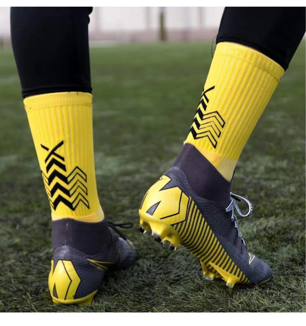 Custom Basketball Grip Soccer Long Anti Slip Stockings Sports Football Socks