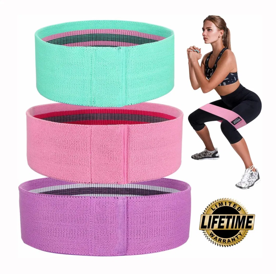 Fitness Customized Logo Exercise Bulk Loop Resistance Bands for Legs