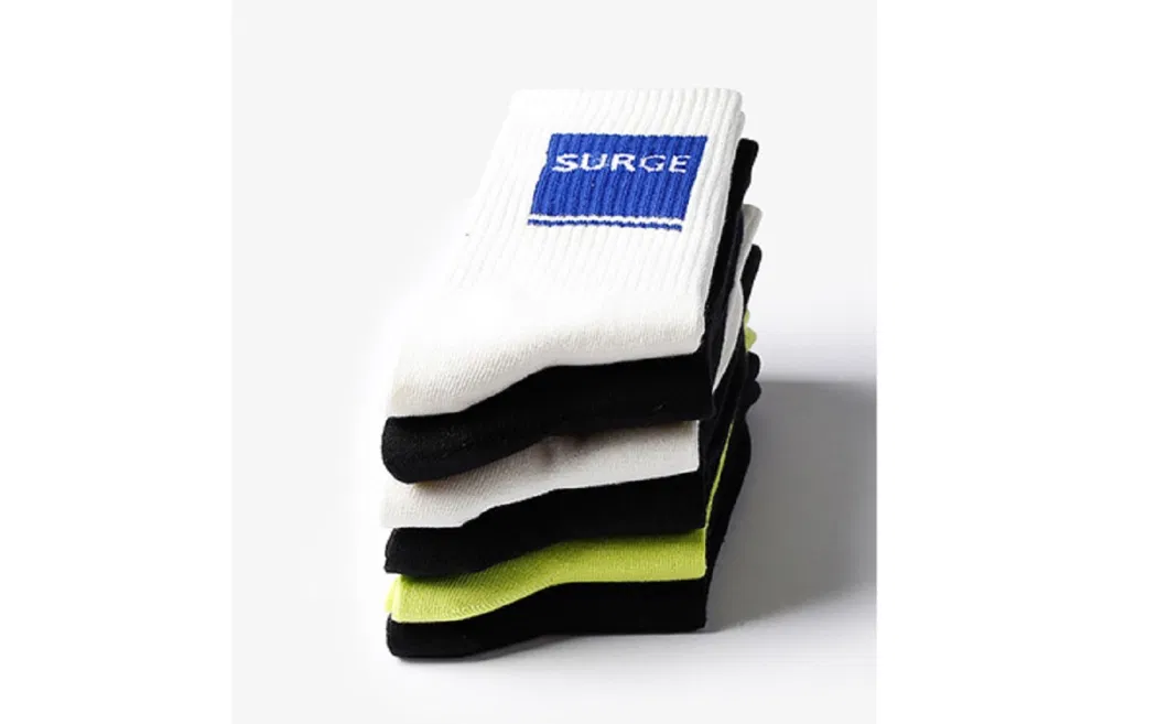 Wholesale Factory Low Price Fancy Men Women Custom Logo Cotton Neon Socks