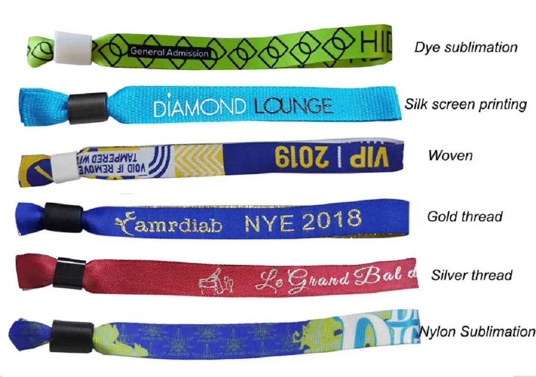 Fast Delivery Custom Sublimation Full Color Festival Bracelet Fabric Cloth Wristband