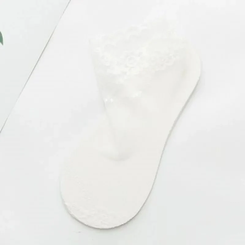 New MID-Calf Cotton Sole Lace Women Short Socks