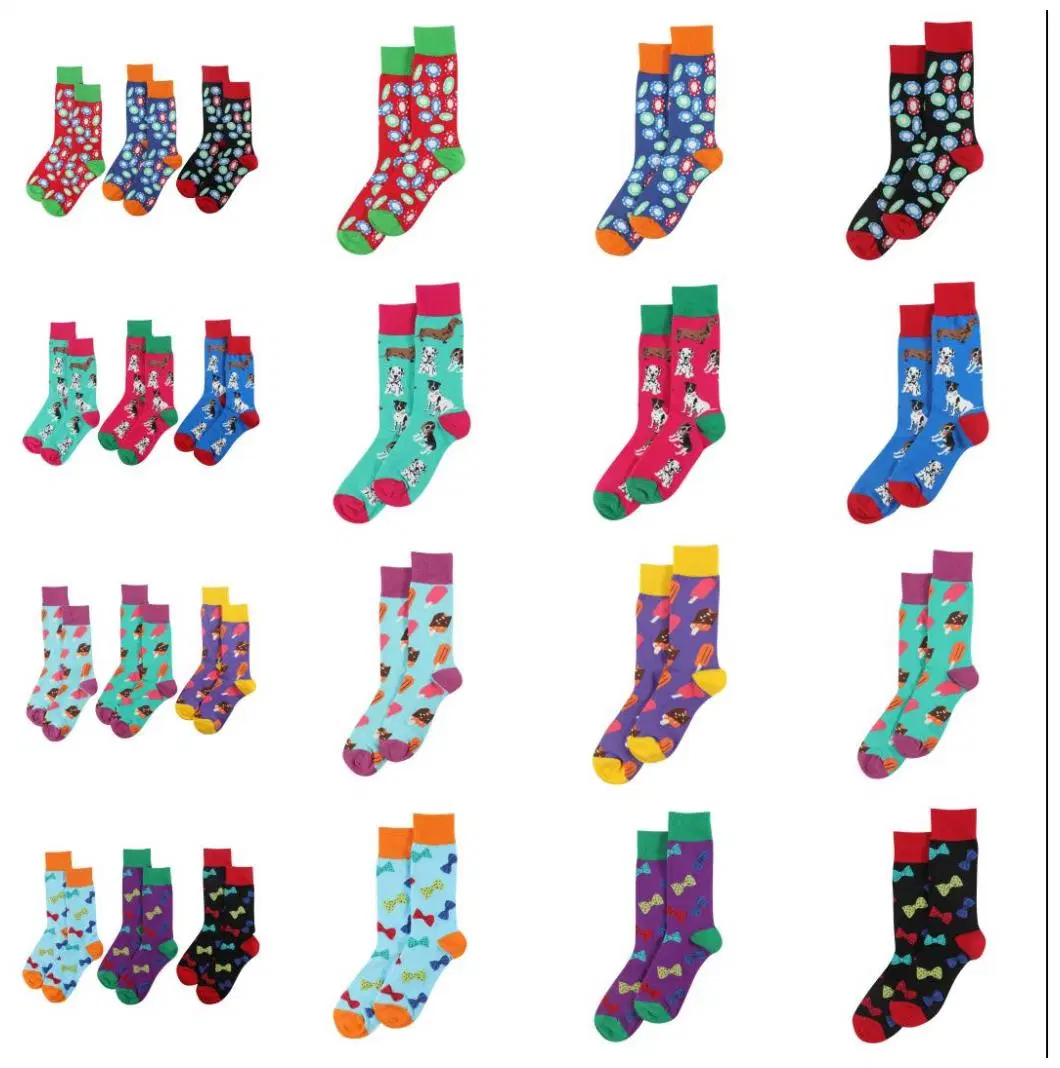 High Quality OEM Unisex Socks Custom Made Design Own Socks Mens Cotton Custom Socks No Minimum Order