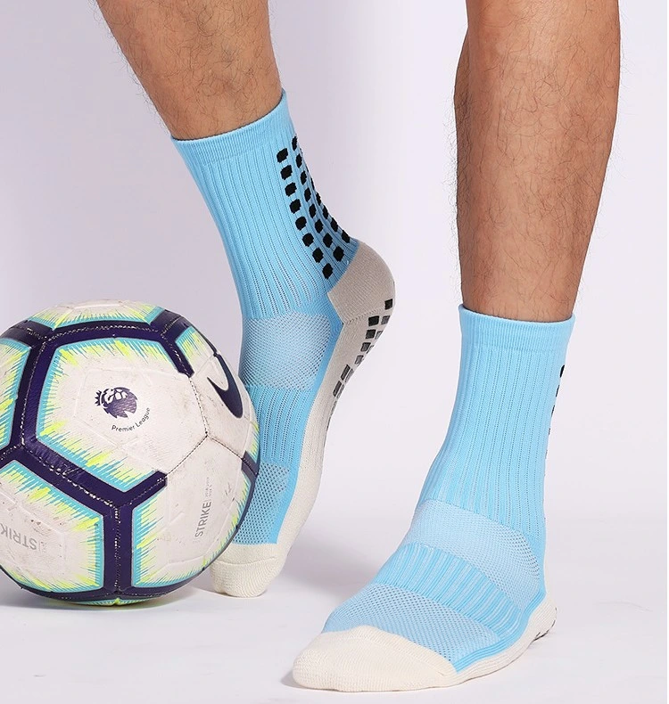 China Socks Factory Custom Unisex Training Football Socks Wholesale Sport Socks with Glue Point