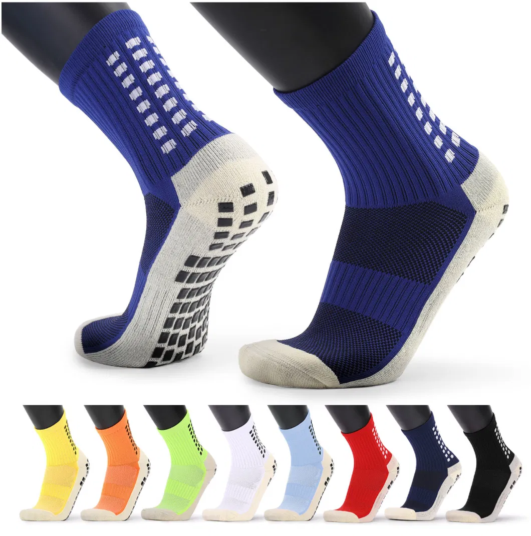 Custom Basketball Grip Soccer Long Anti Slip Stockings Sports Football Socks