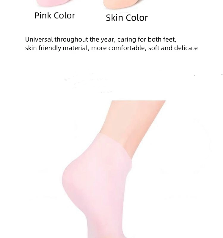 Moisturizing SPA Gloves and Socks Set Silicone Gel SPA Gloves Callus Remover Socks Foot Care Socks