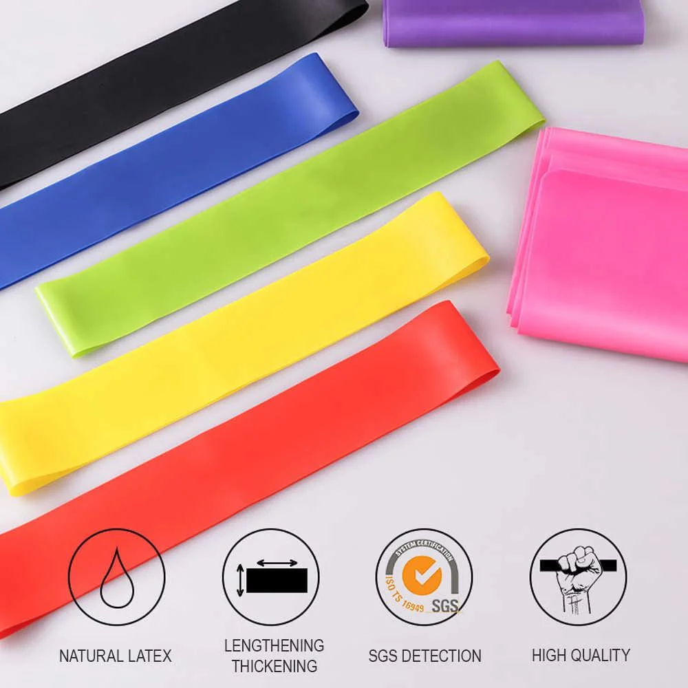 Eco Latex Rubber Natural Yoga Gym Resistance Band Wholesale