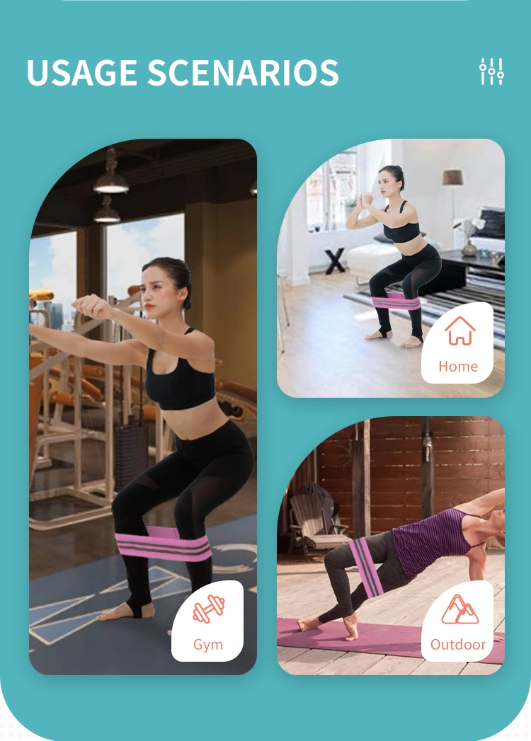 Yoga Stretch Hip Loop Elastic Glute Exercise Lift Band