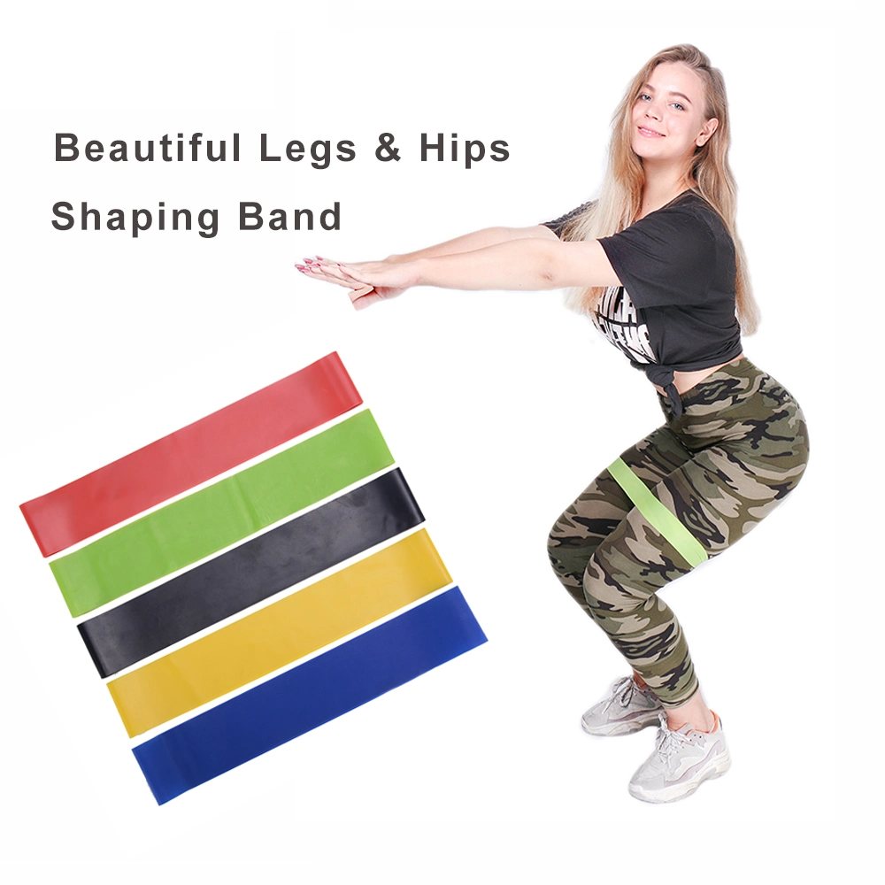 Custom Pattern Service Leopard Camouflage Marbling Cotton Fitness Workout Booty Resistance Band